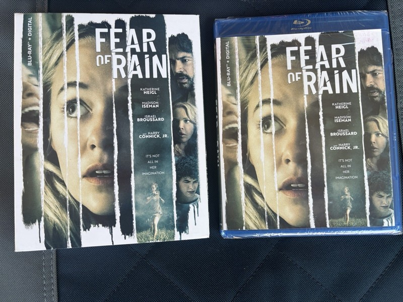 Fear of Rain (Blu-ray + Slipcover, 2021) No Digital LIKE NEW! Katherine Heigl