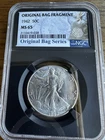 1942 Liberty Walking Half Dollar NGC MS 65 Original Bag | Slab damage
