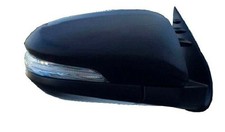 Fits Toyota Hilux 2016- Door Wing Mirror Electric Indicator Textured Driver Side