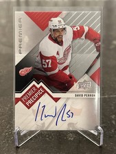 2023-24 Upper Deck Premier - Premier Precipice Autographs David Perron #PP-DP