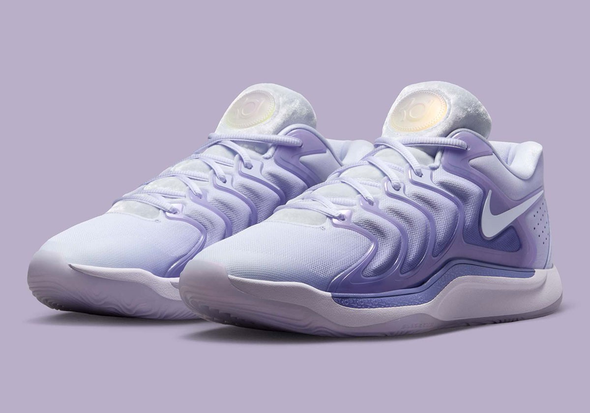 Nike KD 17 B.A.D. BAD 3.0 Dusty Amethyst Tint Purple FJ9487-500 sz 10 Men's View 2