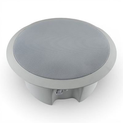 MCM Custom Audio 50-14080 Ceiling Speaker White 8in 2-Way 90W 8 Ohm Back Box