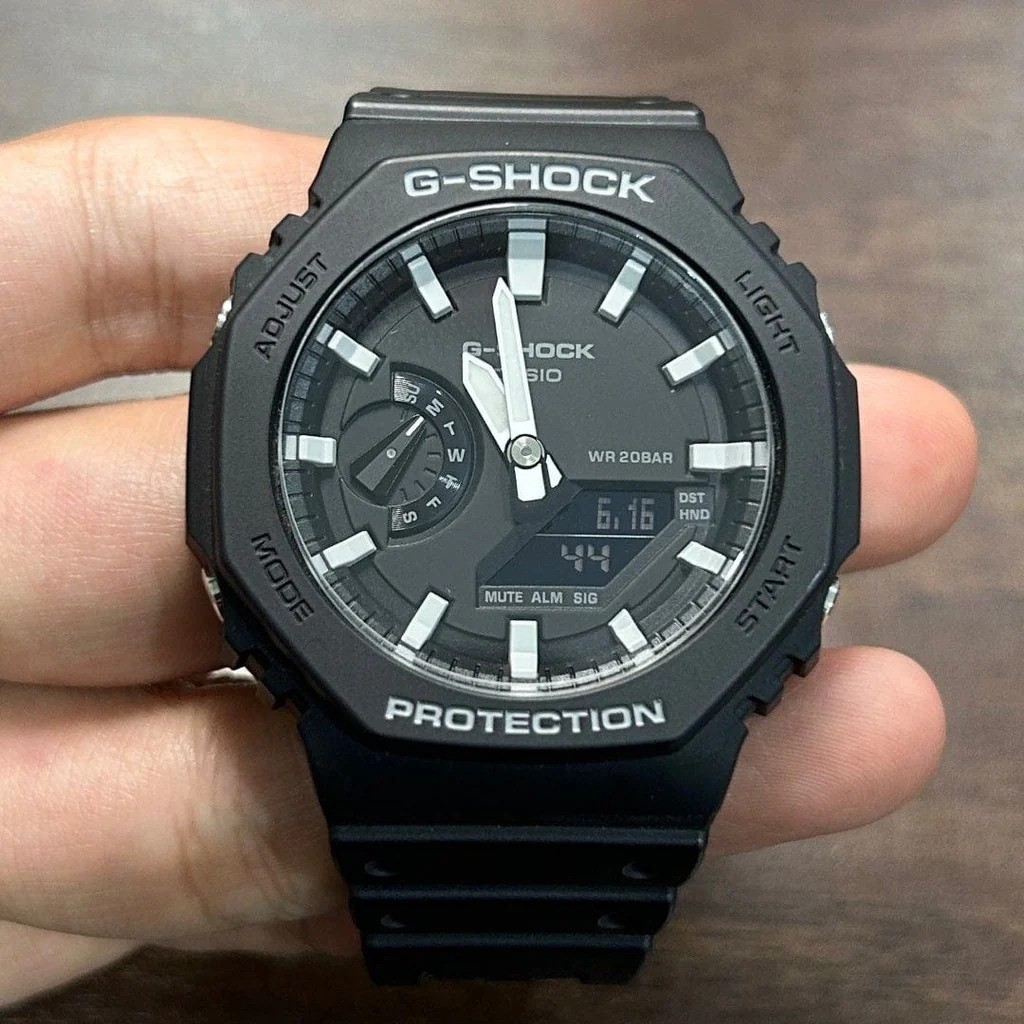 Casio G-Shock CasiOak GA-2100-1ADR Black Dial Resin Strap Men's Casio G-Shock CasiOak GA-2100-1ADR Black Dial Resin Strap Men's