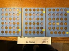 64 Coin 1909  - 1940 Lincoln Wheat Cent Album 09 12 13D 15 15D 16D 26D 31 #161A