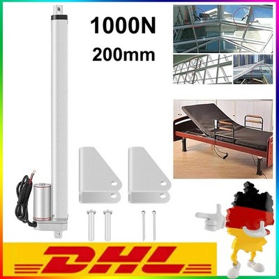 1000N Linear Actuator DC12V Linearantrieb Elektromotor Linearantrie 200mm DHL