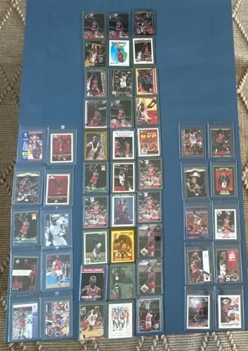 Michael Jordan NBA Card Lot of 50 Chicago Bulls Fleer SkyBox Upper Deck