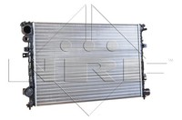 NRF 58262 KüHler, MotorküHlung FüR CitroËN,Fiat,Lancia,Peugeot
