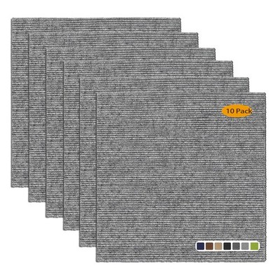 Carpet Tiles Peel and Stick, 12 x 12  Non-Slip Self Adhesive Squares Carpet F...