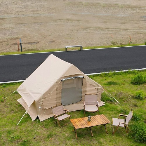 Inflatable Cabin Camping Tent With 210D Silver Coated Oxford Fabric for 4 person - Picture 2 of 9