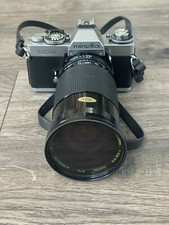 Vintage Minolta XD5 35mm Film SLR Camera w/ ProMaster Spectrum 7 72mm Lens