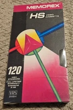 Memorex HS Video Cassette 120 Recordable VHS