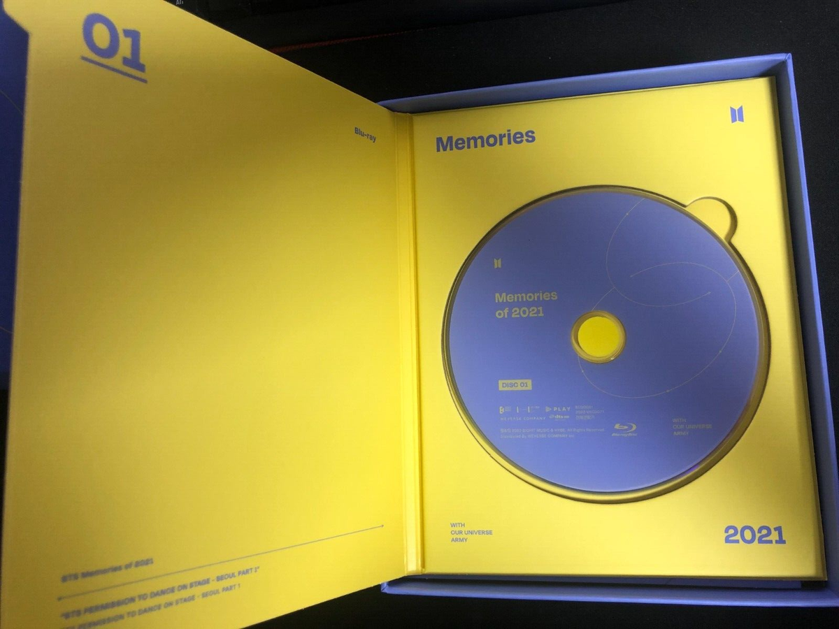 BTS Bangtan Memories of 2021 Blu-Ray Bluray+7CD+Instant BTS Bangtan Memories of 2021 Blu-Ray Bluray+7CD+Instant