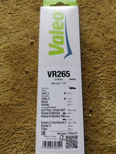 VALEO SILENCIO REAR WIPER BLADE 335MM FIT SEAT LEON SKODA VW GOLF PASSAT TOURAN