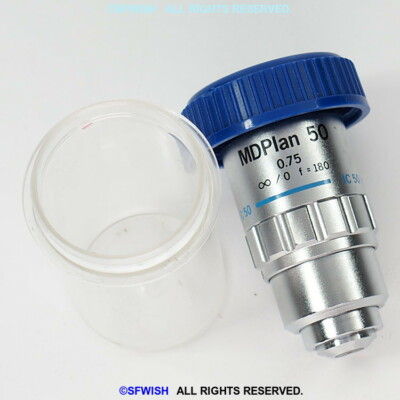 Olympus MD Plan 50x/0.75na Objective Lens, RMS Thread 1-LM551 *OPEN BOX!* 