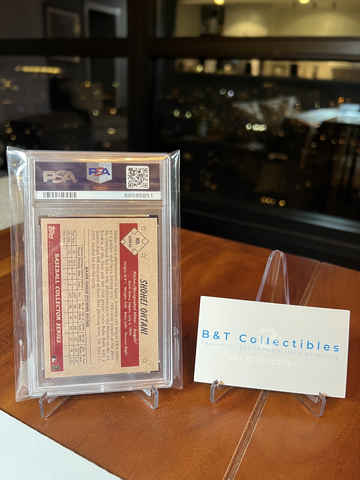 2019 Bowman Heritage Shohei Ohtani 53VR-92 PSA 10 GEM 🔥🔥🔥 view 10