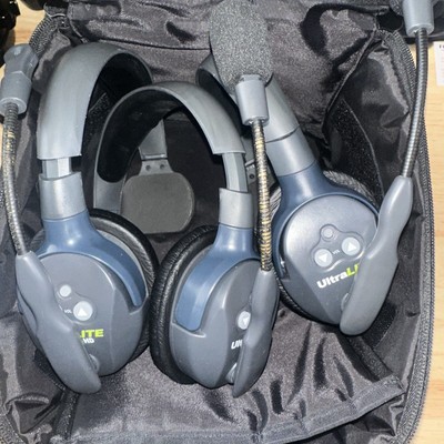 Eartec UltraLITE HD Full Duplex Wireless Headset Communication 3 Users (UL3S)