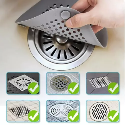Bathroom Drain Hair Catcher Bath Stopper Plug Sink Strainer Filter Shower Covers - Picture 9 of 11