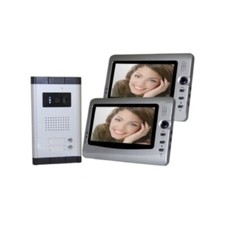 Video citofono a colori con doppio monitor LCD da 7" 