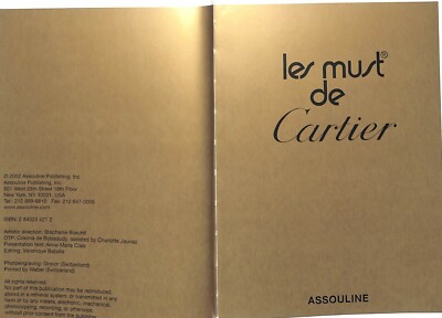 か*0様 les must de Cartier カルティエ 英語 本 洋書ファ Les Must De Cartier