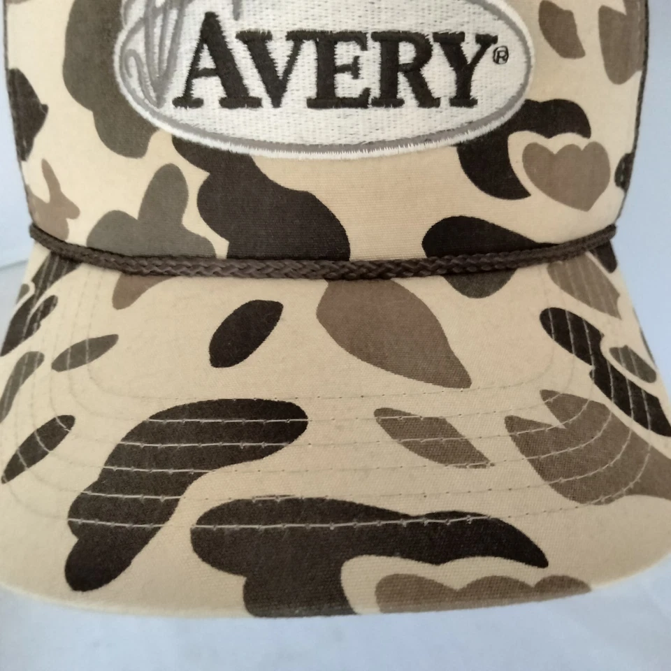 Avery Heritage Collection Vintage Trucker Hat Camo Cap New NWT Snap Back - Image 3 of 4
