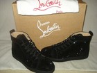 100% AUTHENTIC NEW MEN CHRISTIAN LOUBOUTIN STRASS HIGH TOP SNEAKERS EU 41/US 8 — photo 5