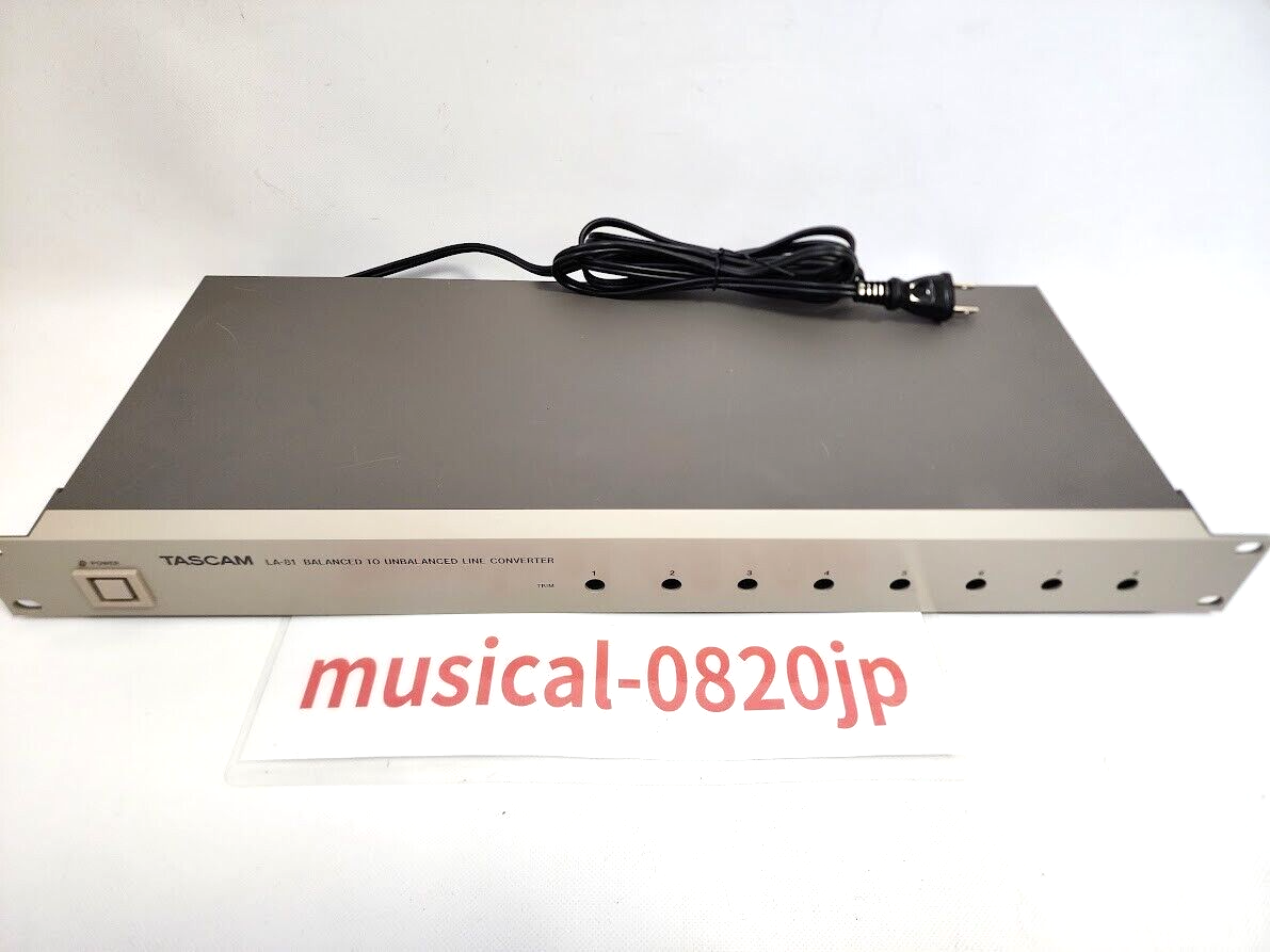 TASCAM LA-81 8ch Balanced to Unbalanced Line Converter | eBay