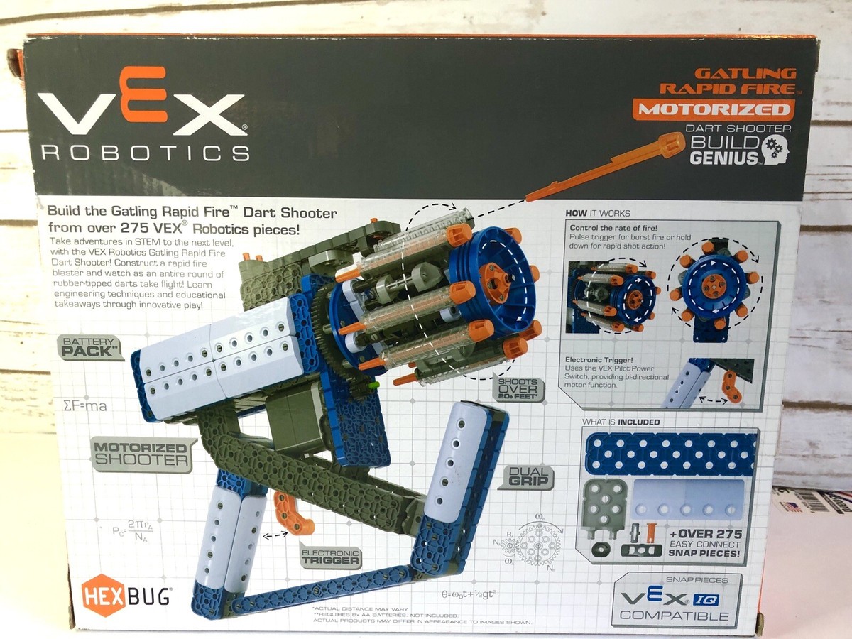 HEXBUG VEX Robotics Gatling Gun Rapid Fire Motorized Kit 406-6108