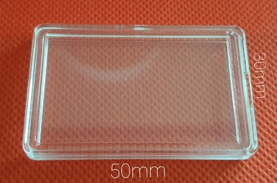 Kapseln 50×30×3 für 1 oz Gold & Silberbarren Schutzhülle Hülle Airtight Unze