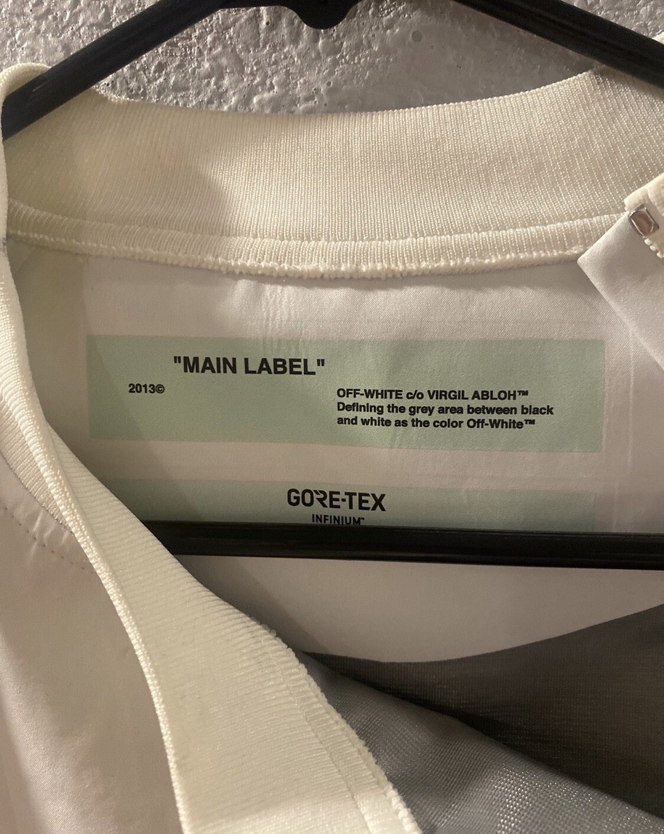 Rare OFF-WHITE Goretex Graffiti Print Shirt Gore Virgil