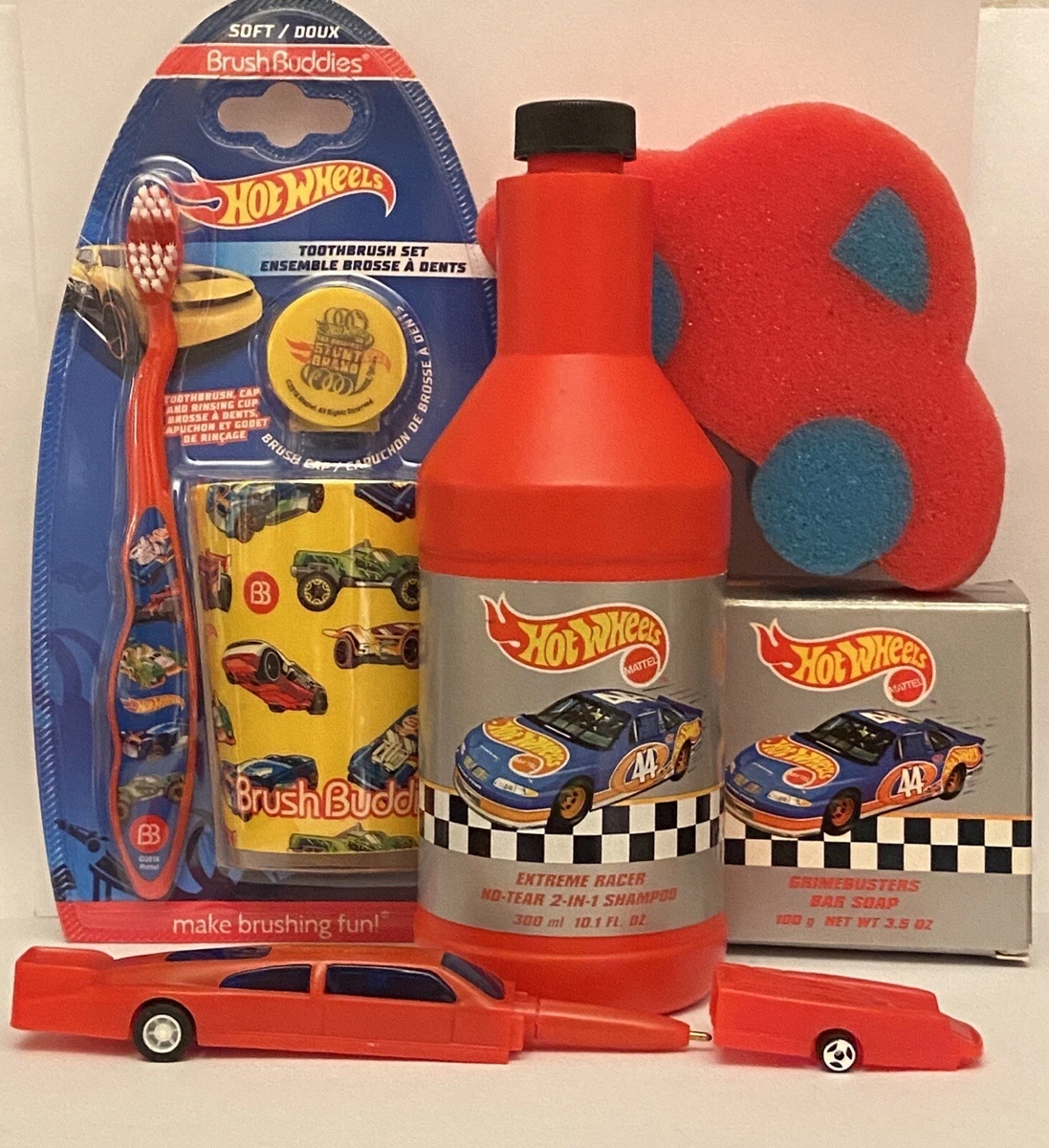Hot wheels store bath set