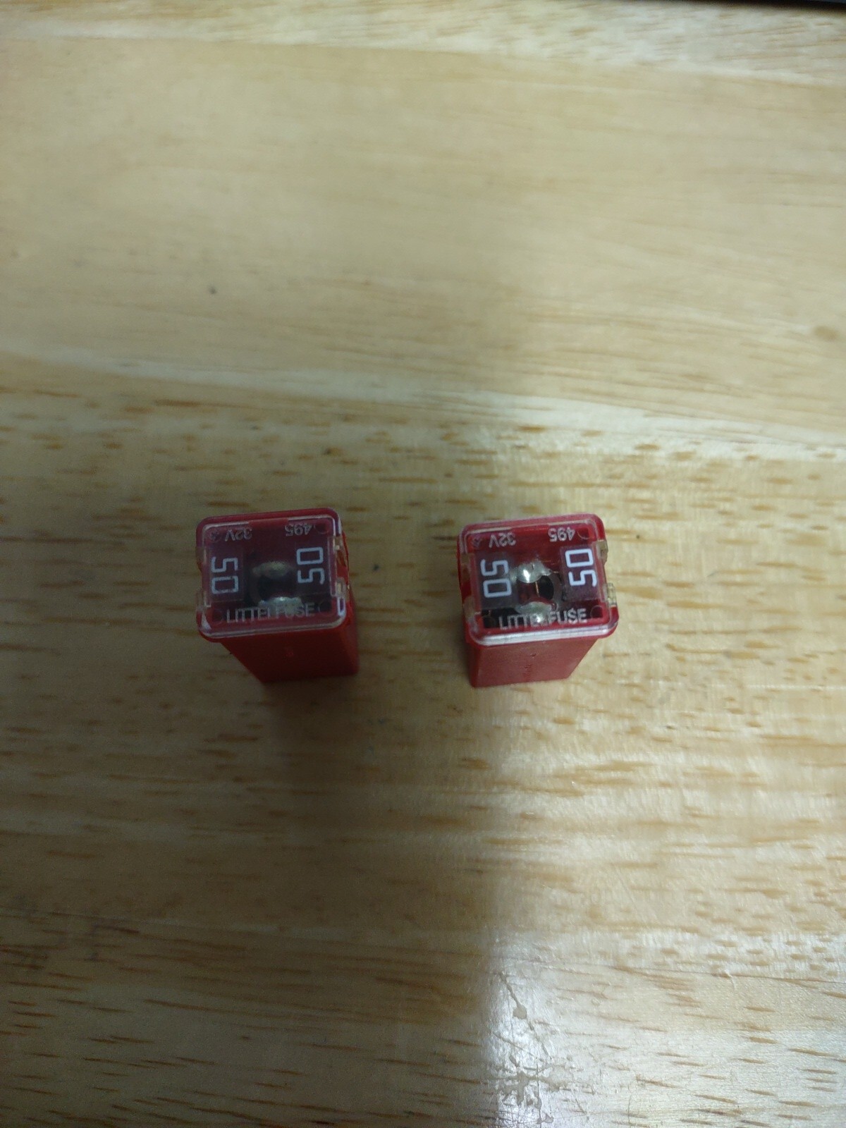 Littelfuse 0495050 495 Square Car Fuse 50A JCASE Cartridge Fuses Rated