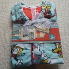 Disney 100 Mickey Mouse Toddler 2pc Sleep Set Size 12M Minnie Pluto Donald NEW