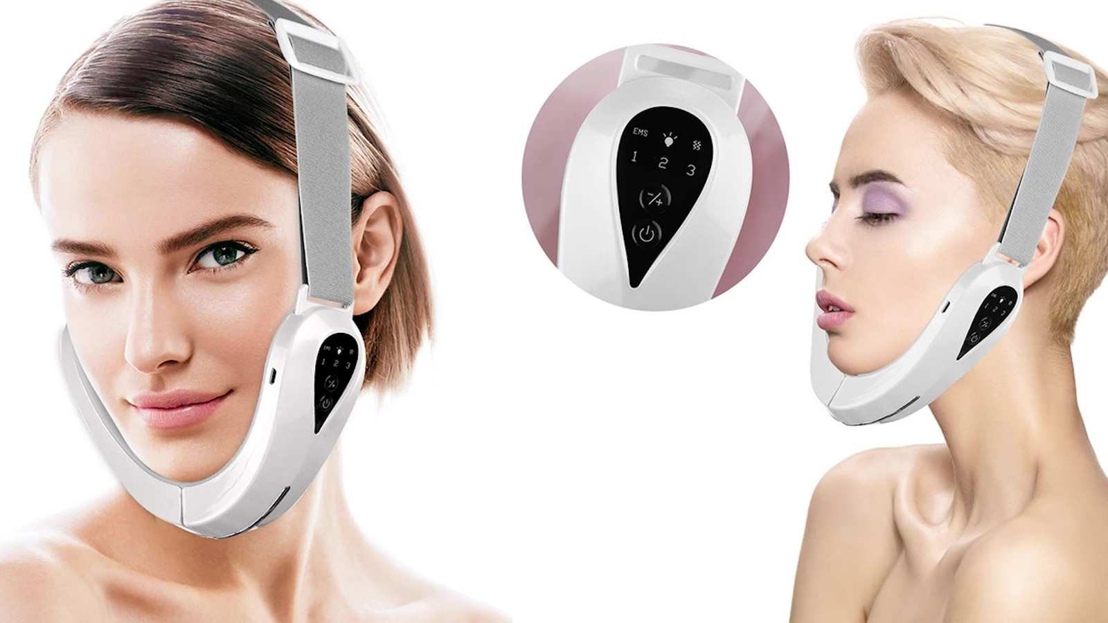 Machine de massage facial contre le double menton avec sangle de massage V-line