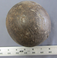 Wood Antique Bocce? Ball 4.5"