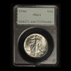 1946 50c Walking Liberty Silver Half Dollar PCGS MS64 "Rattler" - Free Ship US