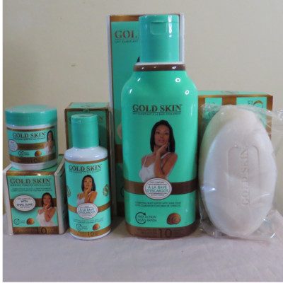 Gold Skin Clarifying Body Lotion with Snail Slime 4Pieces Set