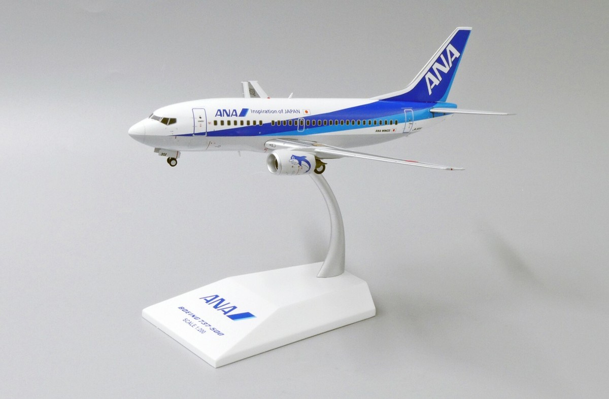 1/200 B737-500 ANA 全日空 JA301K ANA B737-500 Reg: JA301K EW Wings Scale 1:200 Diecast model
