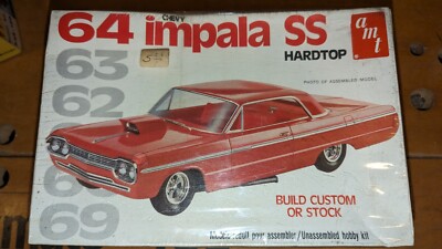 AMT sealed 1964 Chevy Impala SS HARDTOP build custom or stock kit