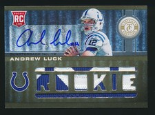 ANDREW LUCK 2012 Panini Totally Certified Gold Patch Auto #18/25 RC READ(BuyMVP)