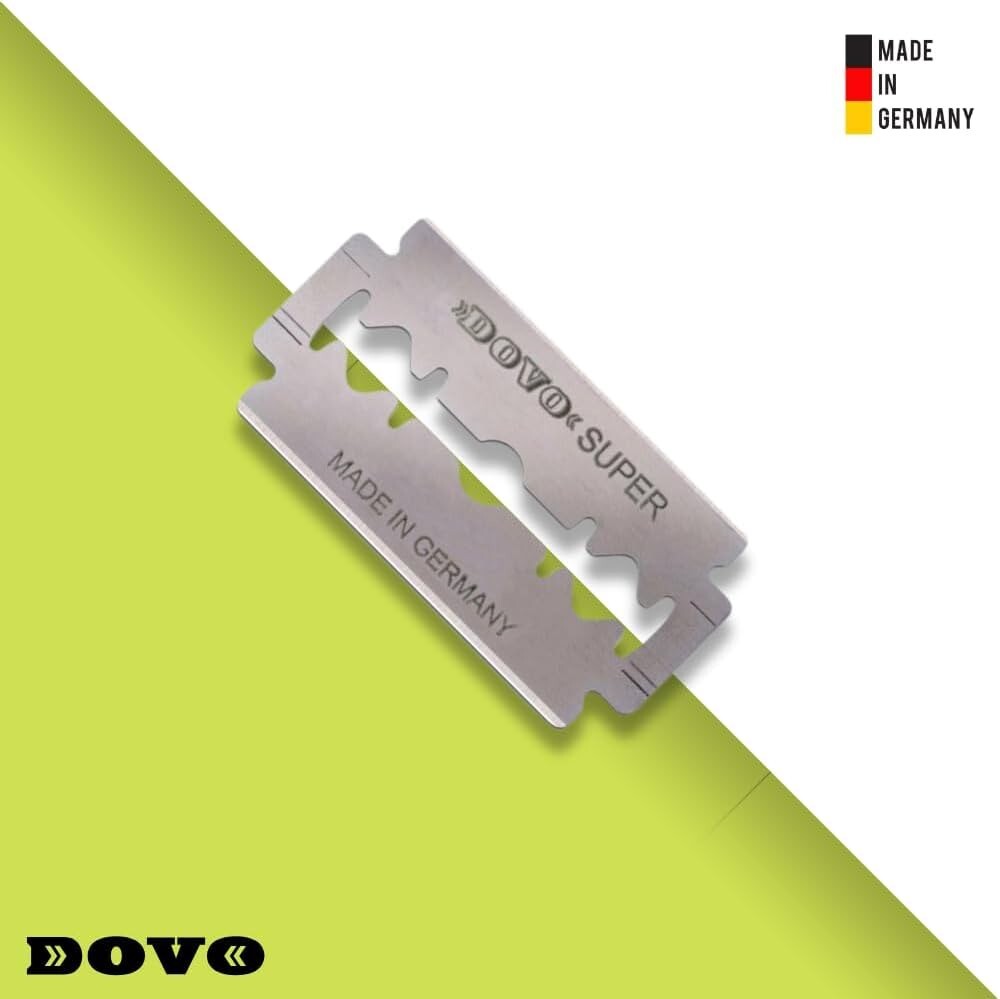 100 Double-edge DOVO/Merkur Super Platinum Safety razor Shaving blades GERMANY
