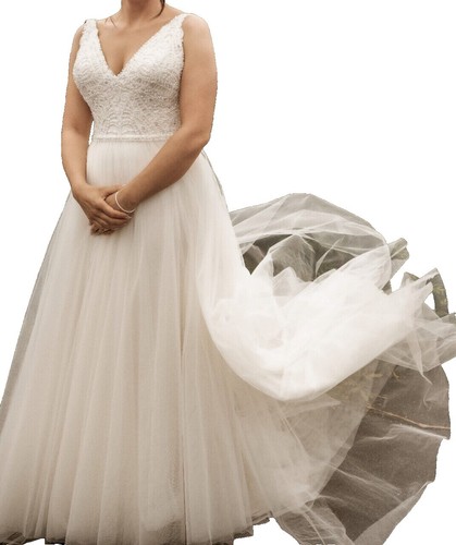 Allure Wedding Dress Size 8 Champagne. New. | eBay