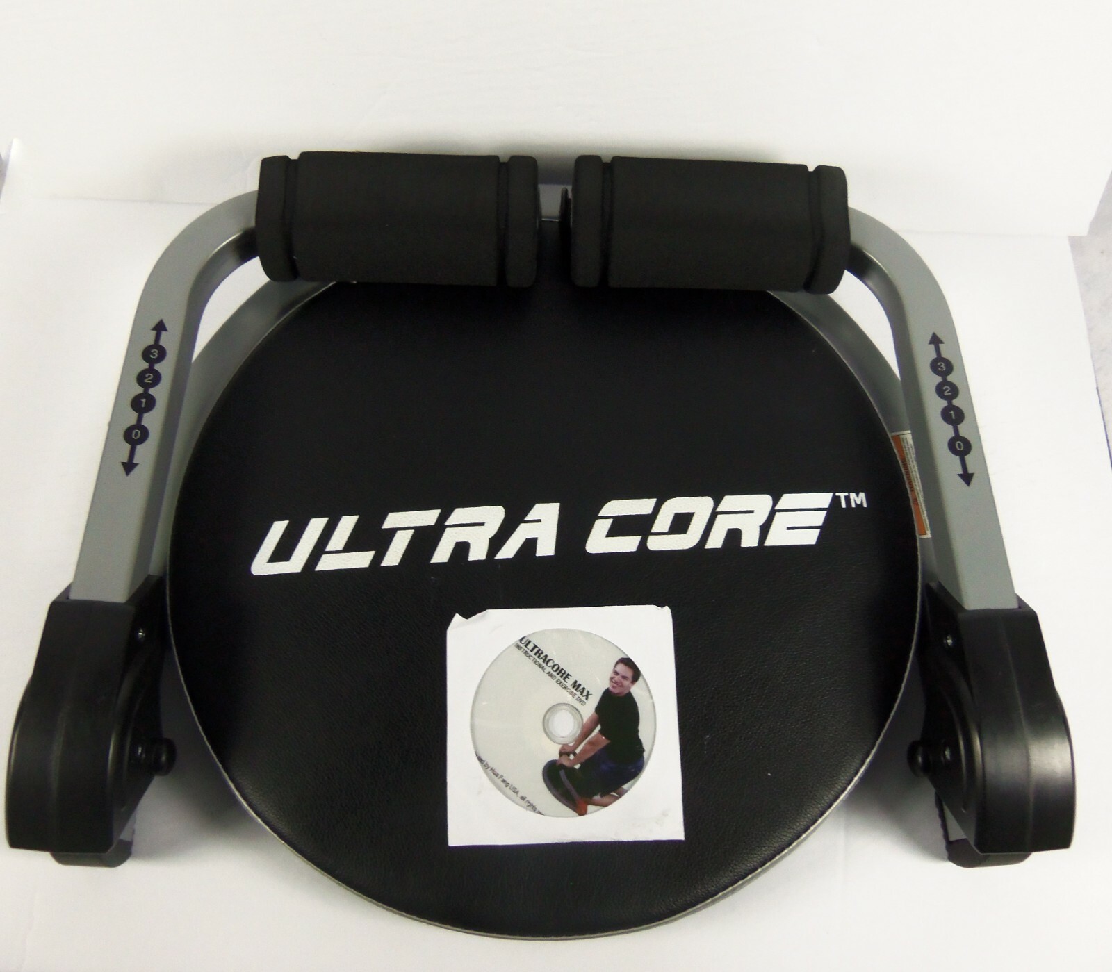 Ultra Core Max Black Cardio Total Body Abdominal Muscle Toning Train Home Gym  