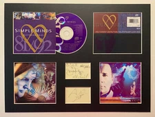 SIMPLE MINDS - Signed Autographed - GLITTERING PRIZE - Album Display Deluxe
