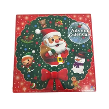 Merry Christmas Advent Calendar 24 ornaments Ages 3+ Super Cute collection NEW