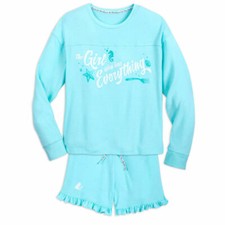 NWT Disney Ariel Little Mermaid The Girl Who Has Everything PJ'S M Pajamas