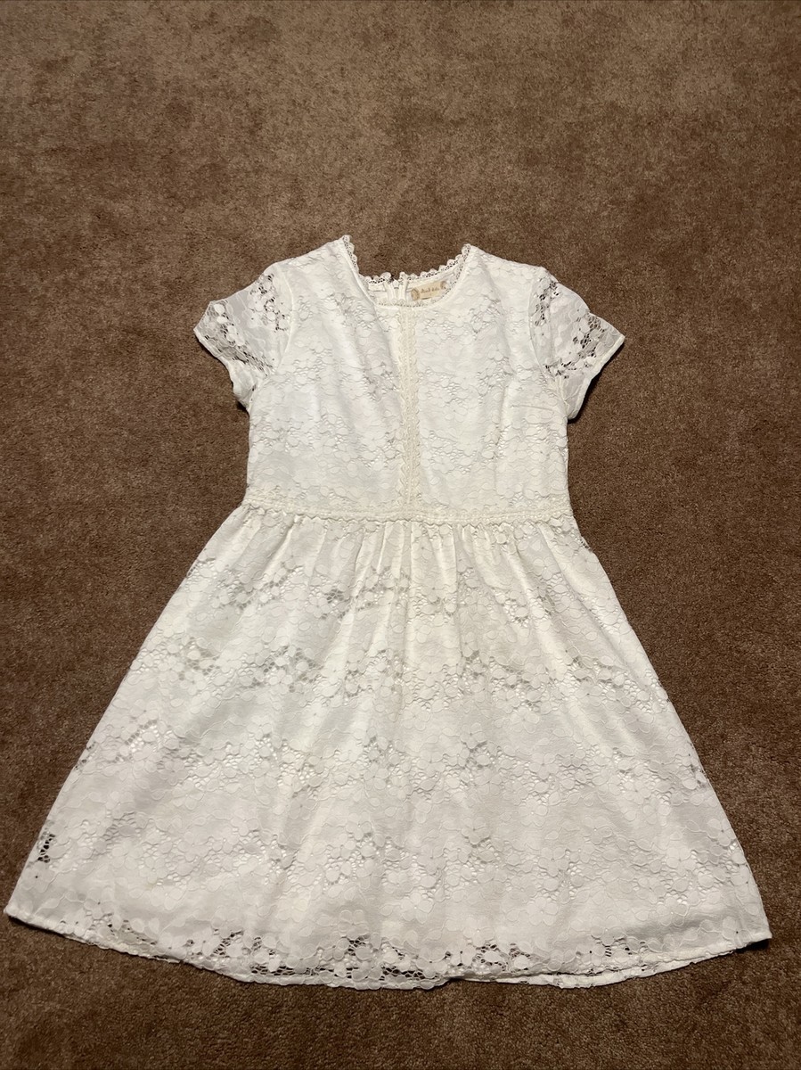 Altar'd State Large White lace short sleeve dress | eBay