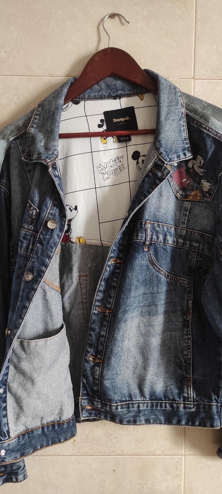 Desigual Women's Patchwork Mickey Mouse Graphic D… - image 15