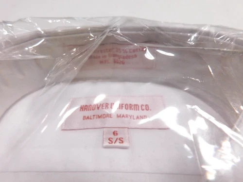 Formal White Short Sleeve Shirt 6 Women's US Military Mess Dress P/C Uniform NEW - Picture 3 of 5