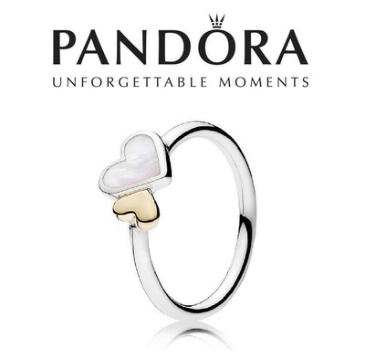 Pandora Delicate Hearts Ring Silver 