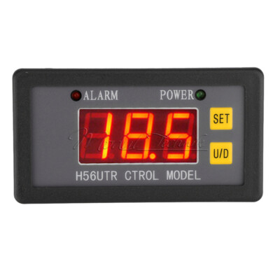 12V 24V 48V LED 2Wire 3Digit Display DC Voltmeter Relay Control Switch